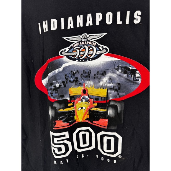 Vintage Indianapolis 500 Racing T Shirt Sport Attack May 28 2000‎ XL - Picture 2 of 14